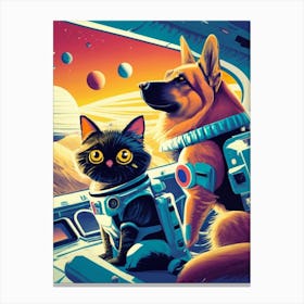 George And Maxie Forever Explorers Canvas Print