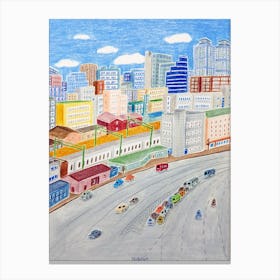 The City Of Seoul Canvas Print