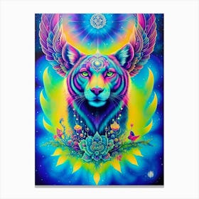 Psychedelic Tiger Canvas Print