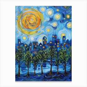 Starry Night 5 Canvas Print