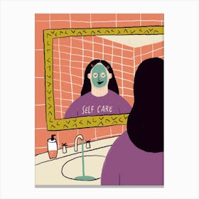 Self care Canvas Print