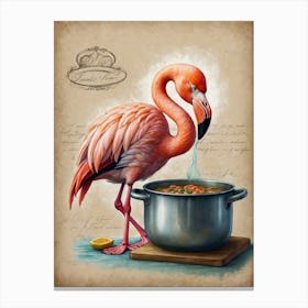 Flamingo 12 Canvas Print