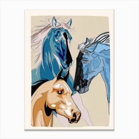 Horses 1 Canvas Print