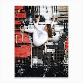 The Urban Yoga: Paris 02 Canvas Print