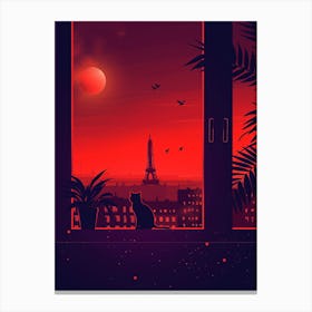 Paris Skyline Canvas Print