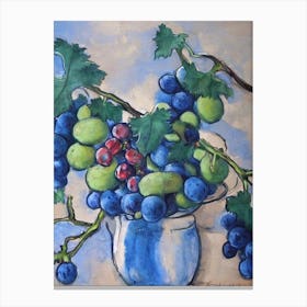 Grapes 1 Classic Fruit Canvas Print