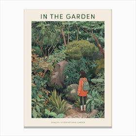 In The Garden Poster Shinjuku Gyoen National Garden Japan 3 Canvas Print