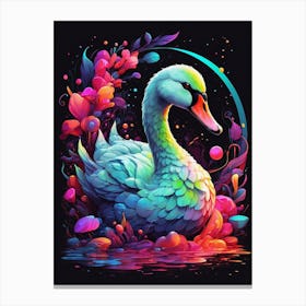 Buteful bird Canvas Print