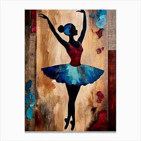 Sapphire Ballerina Canvas Print