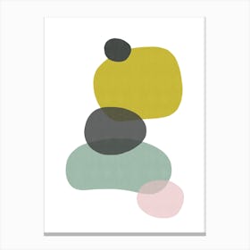 Abstract organic shapes 1 Canvas Print