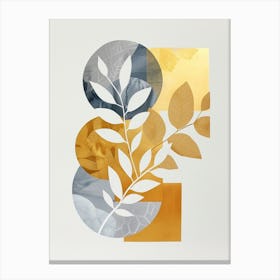 'Gold Leaf' 3 Canvas Print