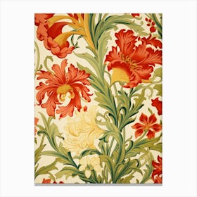 Floral Wallpaper 175 Canvas Print