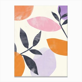 Mulberry Close Up Illustration 1 Canvas Print