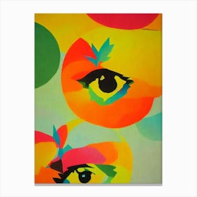 Abstract Eyes Canvas Print