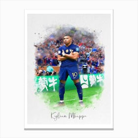 Kylian Mbappé France 6 Canvas Print