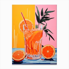 Aperol Colour Pop 4 Canvas Print