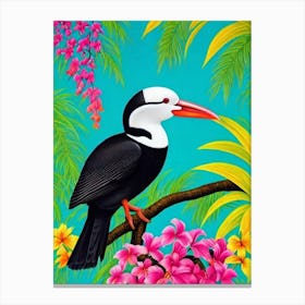 Loon 1 Tropical bird Canvas Print