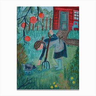 Farmhouse Garden Lover Canvas Print