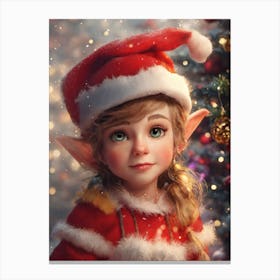 Christmas Elf 2 Canvas Print