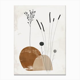 Jayapura Stone Park Bauhaus Minimalist Canvas Print