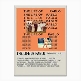 The Life Of Pablo Canvas Print