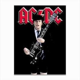 angus young ac dc band music 6 Canvas Print
