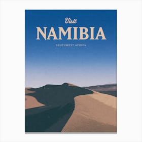 Visit Namibia Canvas Print