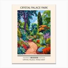Crystal Palace Park London Parks Garden 5 Canvas Print