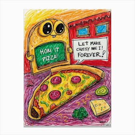 Pizza Forever Canvas Print