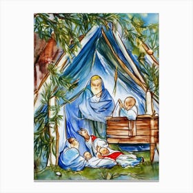 Nativity Scene 28 Canvas Print