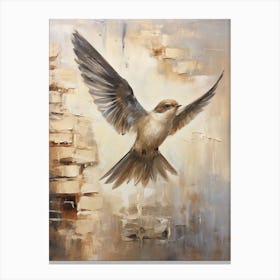Bird Painting Chimney Swift 2 Canvas Print