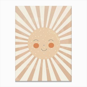 Happy Sun Canvas Print