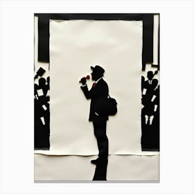 Man In A Suit Canvas Print