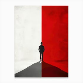 Shadow Of A Man Canvas Print