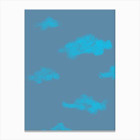 Blue Sky With Clouds Canvas Print