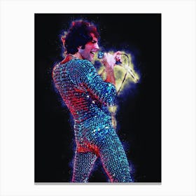 Spirit Of Freddie Mercury In Rock Canvas Print