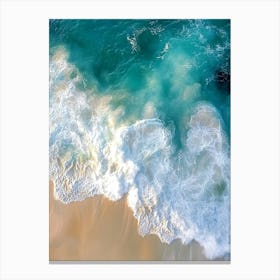 Aerial View Of The Ocean 12 Canvas Print