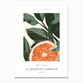 Guava Le Marche Fermier Poster 6 Canvas Print