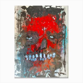 Red Face Canvas Print