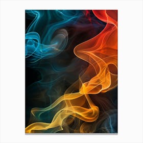 Abstract Smoke 6 Canvas Print