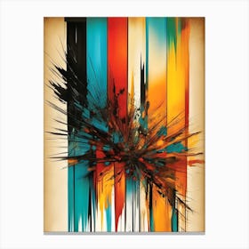 Letting Go Abstract Painting Canvas Print