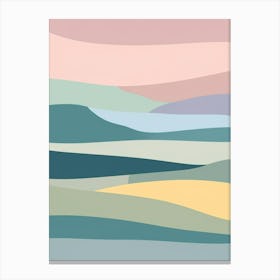 Abstract Landscape Painting Canvas Print