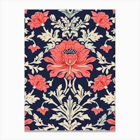 Damask Pattern Canvas Print