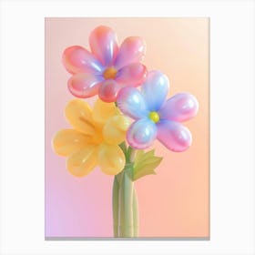 Dreamy Inflatable Flowers Asters 1 Canvas Print