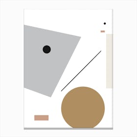 Minimal Geometric 3 Canvas Print