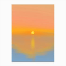 Sunrise Over The Ocean 2 Canvas Print