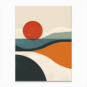 Sunset, Hygge 1 Canvas Print