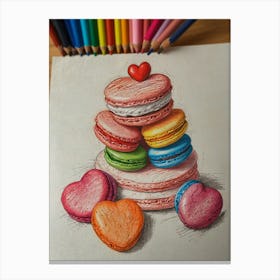 Macarons 2 Canvas Print