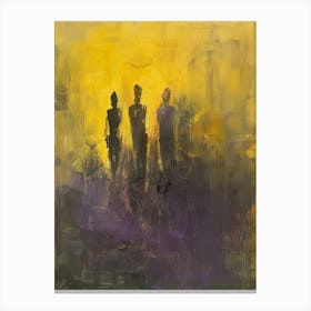 Three Silhouettes 1 Canvas Print