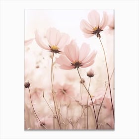 Pink Flowers Photography Canvas Print